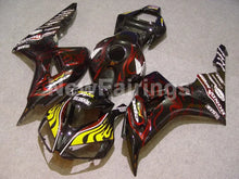 Cargar imagen en el visor de la galería, Black Yellow and Red Flame - CBR1000RR 06-07 Fairing Kit -