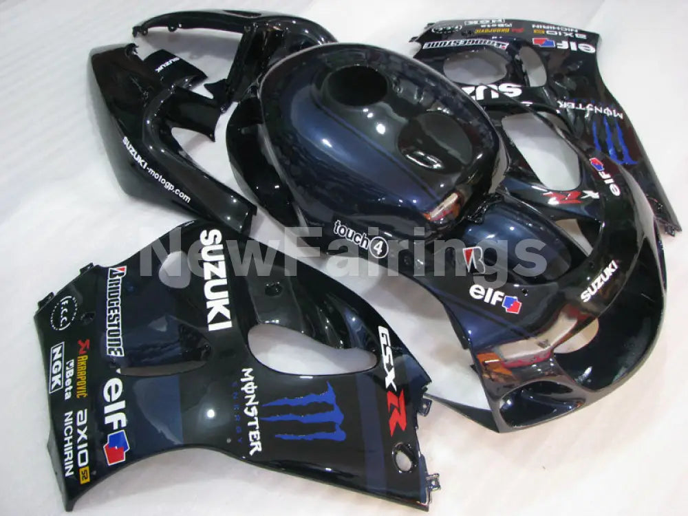 Blue and Black Monster - GSX-R600 96-00 Fairing Kit -