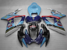 Cargar imagen en el visor de la galería, Blue and Black MOTOREX - GSX-R600 06-07 Fairing Kit -