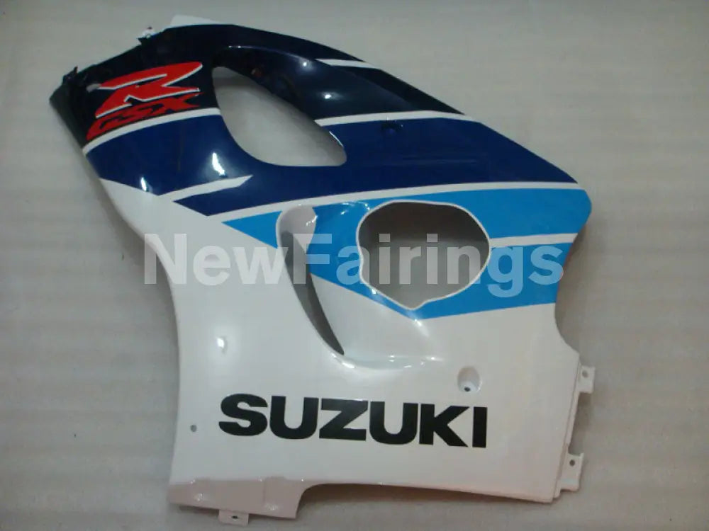 Blue and White Red Factory Style - GSX-R750 96-99 Fairing