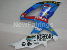 Cargar imagen en el visor de la galería, Blue and White ROCKSTAR - GSX-R600 08-10 Fairing Kit