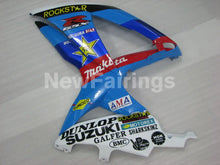 Cargar imagen en el visor de la galería, Blue and White ROCKSTAR - GSX-R600 08-10 Fairing Kit