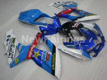 Cargar imagen en el visor de la galería, Blue and White ROCKSTAR - GSX-R600 08-10 Fairing Kit