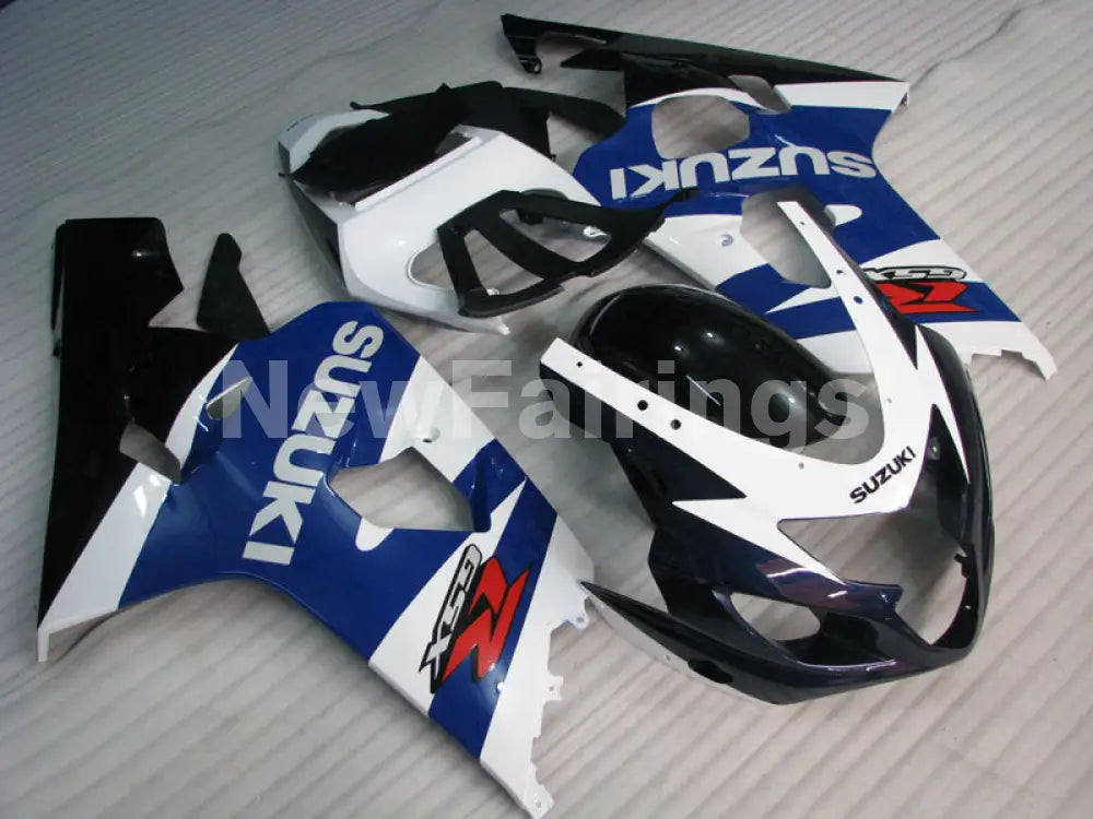 Blue Black and White Factory Style - GSX-R750 04-05 Fairing