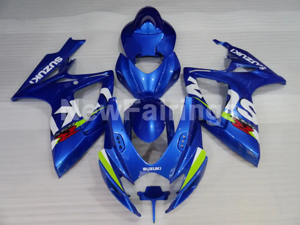 Blue and Green Factory Style - GSX-R600 06-07 Fairing Kit