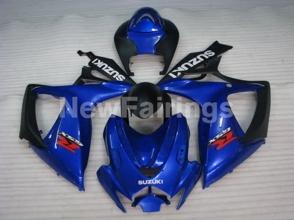 Blue and Matte Black Factory Style - GSX-R750 06-07 Fairing