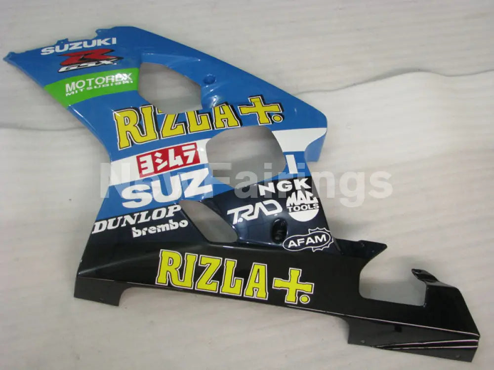 Blue White and Black Rizla - GSX-R750 04-05 Fairing Kit