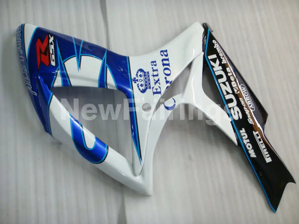 Blue White and Black Corona - GSX-R750 06-07 Fairing Kit