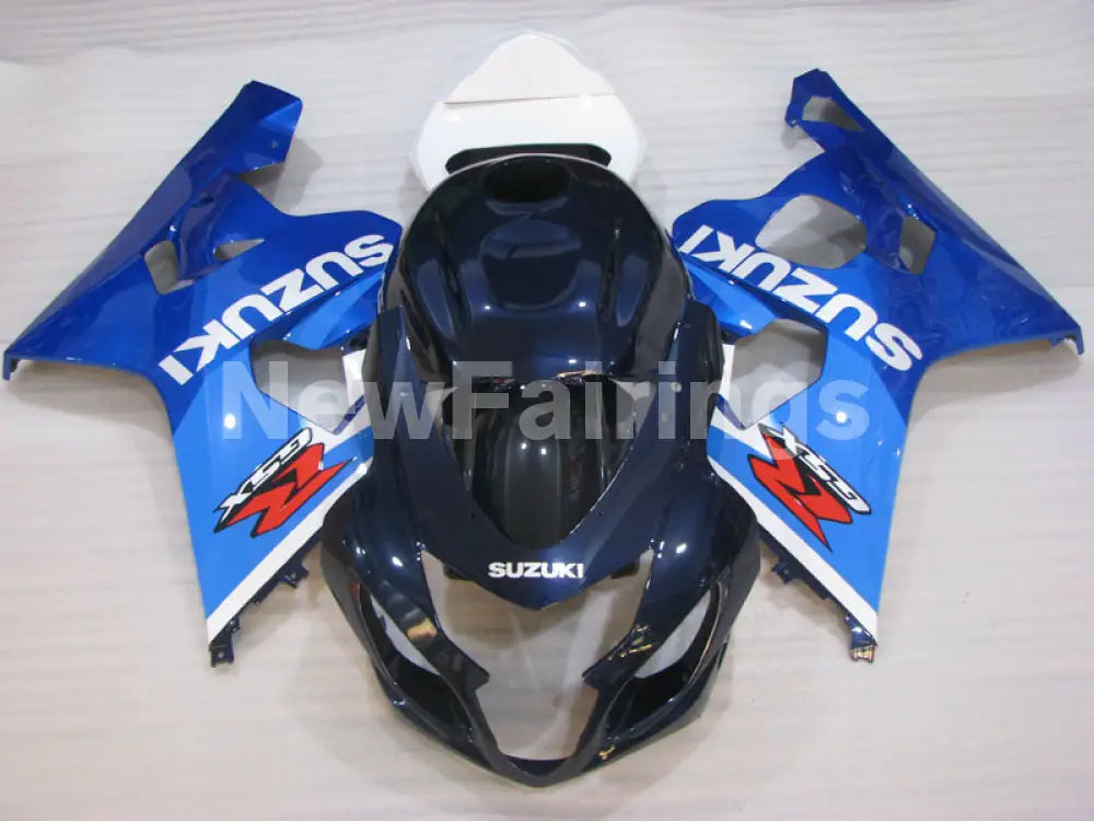 Blue White Black Factory Style - GSX-R600 04-05 Fairing Kit