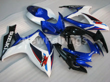 Cargar imagen en el visor de la galería, Blue and White Black Factory Style - GSX-R600 06-07 Fairing