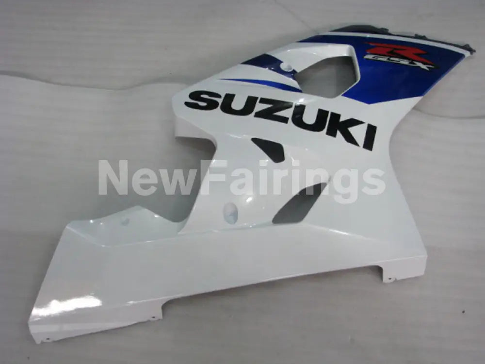 Blue and White Factory Style - GSX-R600 04-05 Fairing Kit -