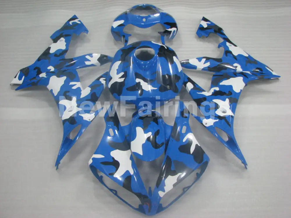 Blue White Factory Style - YZF-R1 04-06 Fairing Kit