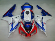 Cargar imagen en el visor de la galería, Blue and White Red Factory Style - CBR1000RR 06-07 Fairing