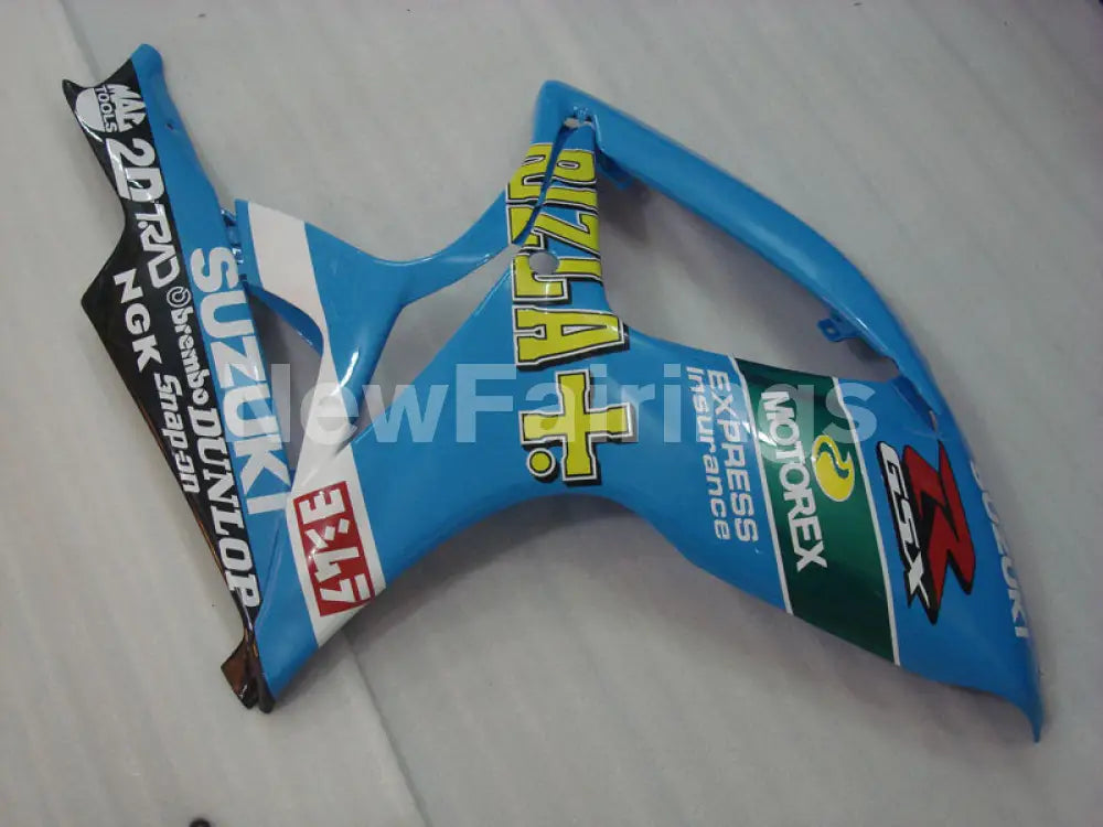 Blue and White Rizla - GSX-R600 06-07 Fairing Kit