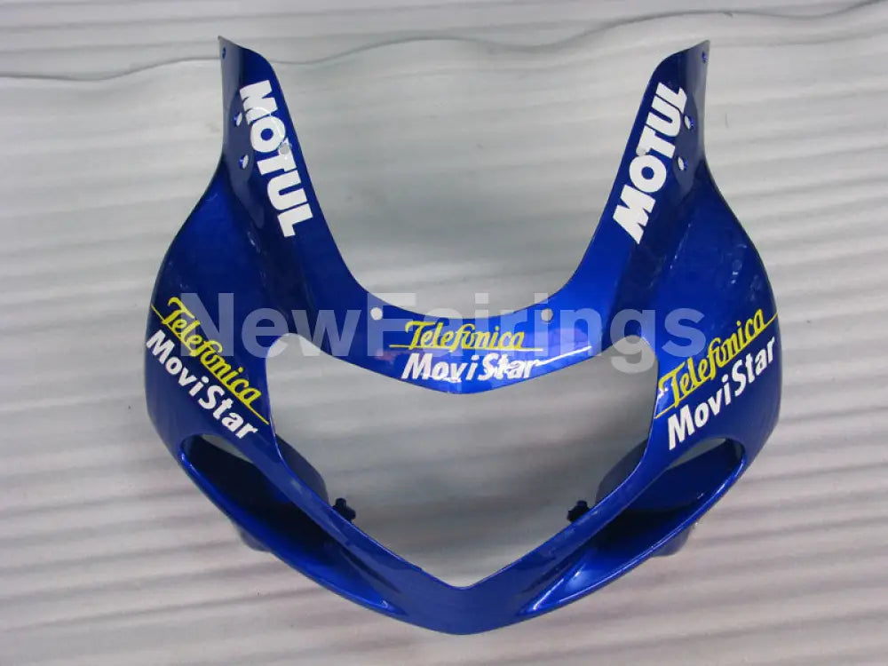 Blue and Yellow Movistar - GSX-R750 00-03 Fairing Kit