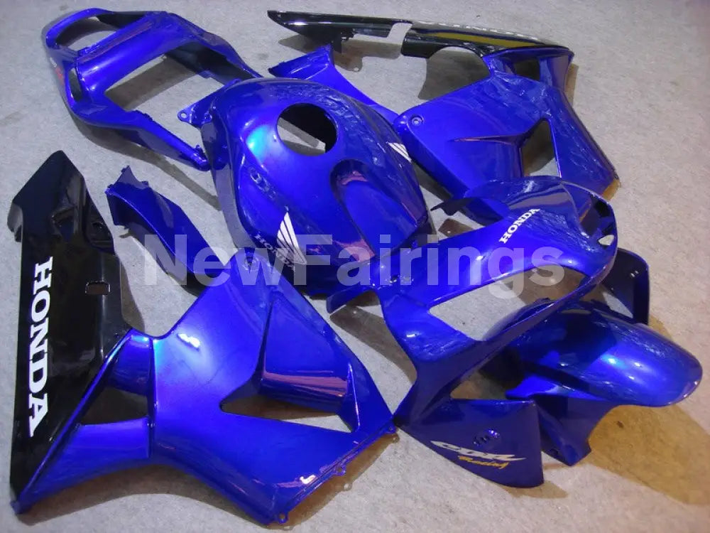 Deep Blue and Black Factory Style - CBR600RR 03-04 Fairing