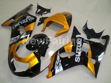 Cargar imagen en el visor de la galería, Gloden and Black Factory Style - GSX-R600 01-03 Fairing Kit