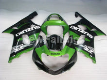 Cargar imagen en el visor de la galería, Green and Black Factory Style - GSX-R750 00-03 Fairing Kit