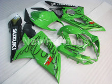 Cargar imagen en el visor de la galería, Green and Black Flame - GSX - R1000 05 - 06 Fairing Kit