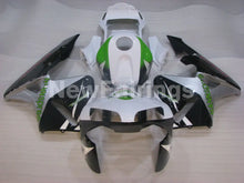 Cargar imagen en el visor de la galería, Green and White HANN Spree - CBR600RR 03-04 Fairing Kit -