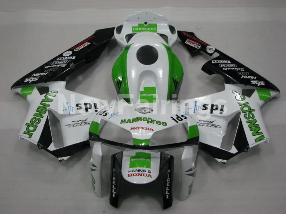 Green and White HANN Spree - CBR600RR 05-06 Fairing Kit -