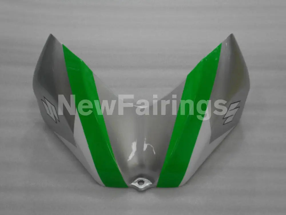 Green and White Silver Factory Style - GSX-R600 06-07