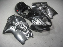 Cargar imagen en el visor de la galería, Grey and Silver Flame - GSX1300R Hayabusa 99-07 Fairing Kit