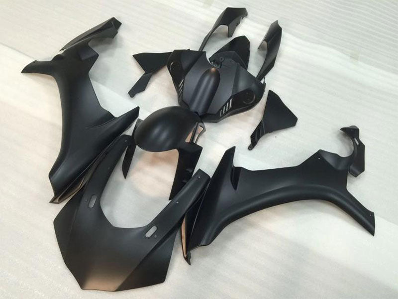 Matte Black Factory Style No Decals - YZF-R1 15-19 Fairing Kit