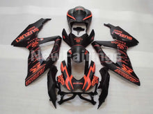 Cargar imagen en el visor de la galería, Matte Black and Orange Corona - GSX-R600 08-10 Fairing Kit