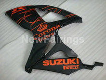 Cargar imagen en el visor de la galería, Matte Black and Orange Corona - GSX-R750 06-07 Fairing Kit