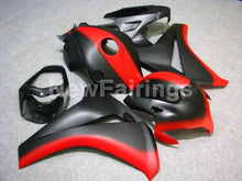 Cargar imagen en el visor de la galería, Matte Black and Red No decals - CBR1000RR 08-11 Fairing Kit