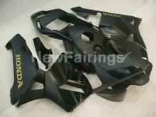 Cargar imagen en el visor de la galería, Matte Black with gold decals Factory Style - CBR600RR 03-04