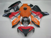 Cargar imagen en el visor de la galería, Matte Black and Orange Red Repsol - CBR1000RR 08-11 Fairing