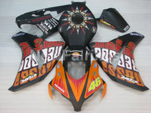 Cargar imagen en el visor de la galería, Matte Black and Orange Rossi - CBR1000RR 08-11 Fairing Kit -