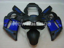 Cargar imagen en el visor de la galería, Matte Black with Blue Decals Factory Style - YZF-R6 98-02 Fairing Kit Vehicles &amp; Parts &gt; Vehicle Parts &amp; Accessories &gt;