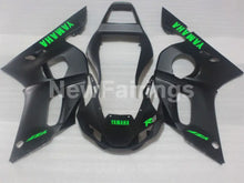 Cargar imagen en el visor de la galería, Matte Black with Green Decals Factory Style - YZF-R6 98-02 Fairing Kit Vehicles &amp; Parts &gt; Vehicle Parts &amp; Accessories &gt;