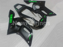 Cargar imagen en el visor de la galería, Matte Black with Green Decals Factory Style - YZF-R6 98-02 Fairing Kit Vehicles &amp; Parts &gt; Vehicle Parts &amp; Accessories &gt;