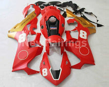 Cargar imagen en el visor de la galería, Matte Red and Golden Factory Style - CBR1000RR 17-23 Fairing