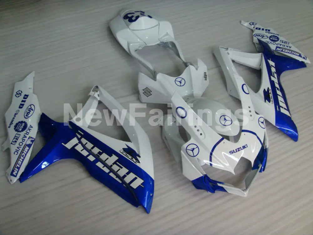 Number 23 White and Blue Jordan - GSX-R750 08-10 Fairing