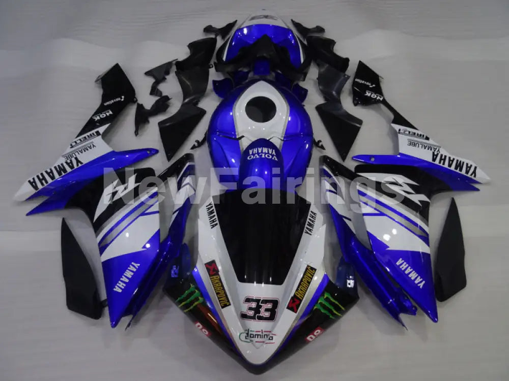 Number 33 Blue Black White PIRELLI - YZF-R1 07-08 Fairing