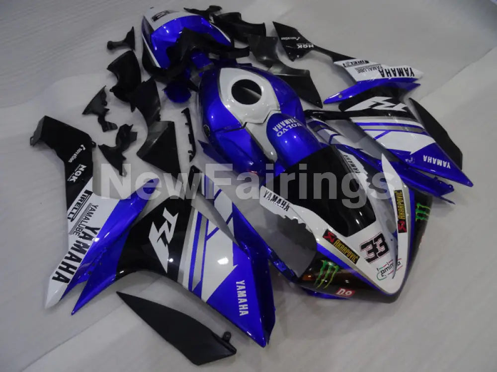 Number 33 Blue Black White PIRELLI - YZF-R1 07-08 Fairing