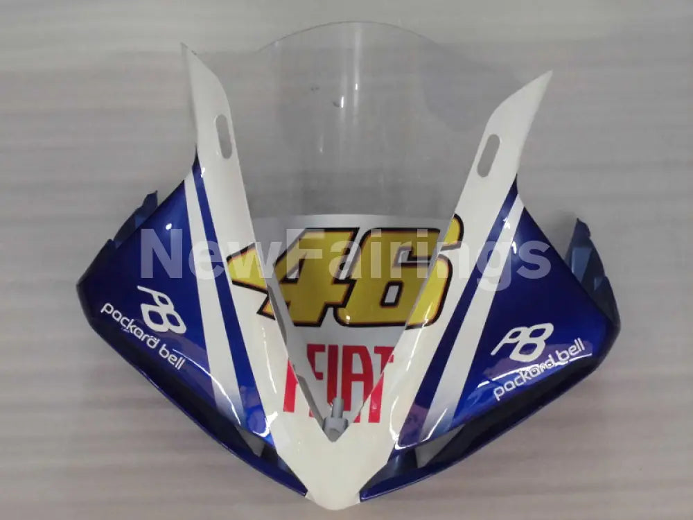 Number 46 White Blue FIAT - YZF-R1 12-14 Fairing Kit