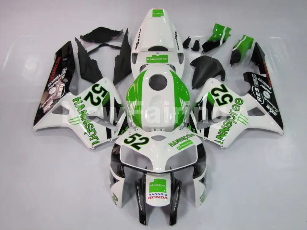 Number 52 Green and White HANN Spree - CBR600RR 05-06