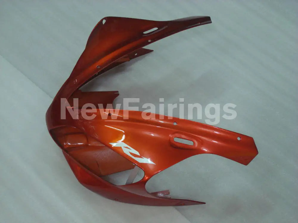 Orange and Matte Black Factory Style - YZF-R1 00-01 Fairing