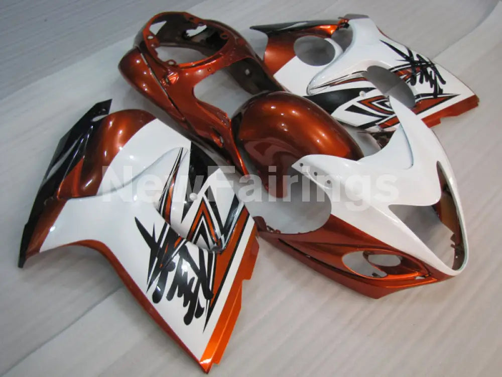 Orange and White Black Factory Style - GSX1300R Hayabusa