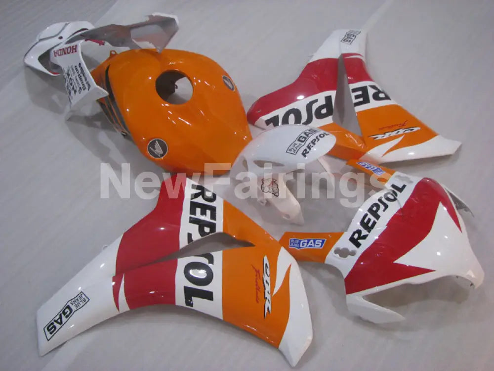 Orange and White Red Repsol - CBR1000RR 08-11 Fairing Kit -