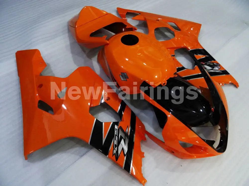 Orange Black Factory Style - GSX-R600 04-05 Fairing Kit -