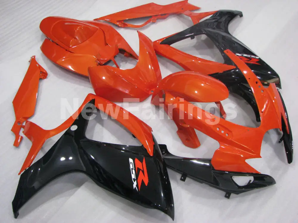 Orange Black Factory Style - GSX-R750 06-07 Fairing Kit