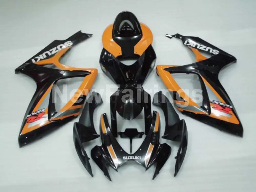 Orange and Black Factory Style - GSX-R750 06-07 Fairing Kit