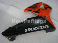 Cargar imagen en el visor de la galería, Orange and Black Fire - CBR600RR 05-06 Fairing Kit -